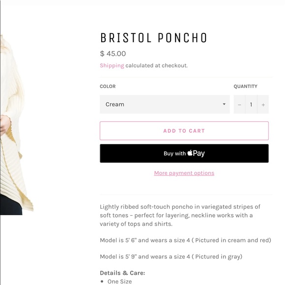 Bristol Poncho - Picture 2 of 4